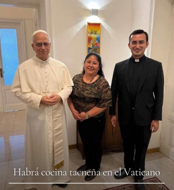 La nueva cocinera del Papa será peruana: Verónica Sánchez Moreno