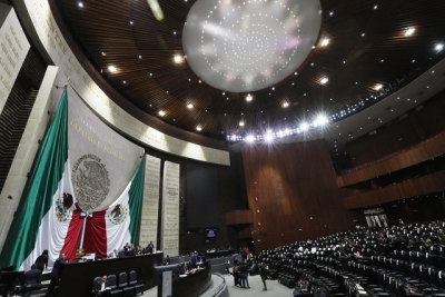 Sala de sesiones de la Cámara de Diputados. 