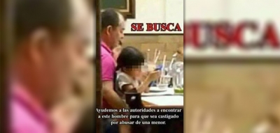 La escena grabada en un restaurante de Villahermosa.