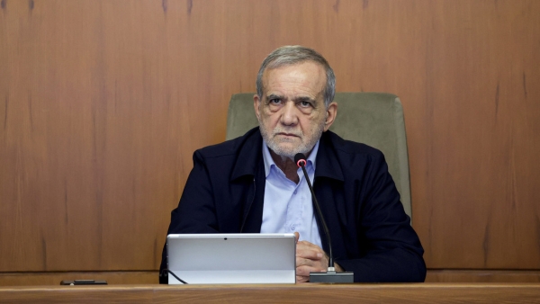 El presidente de Irán, Masoud Pezeshkian