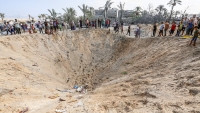 Campamento de refugiados en Al Mawasi, cerca de Jan Yunis (Franja de Gaza), después de los bombardeos israelíes, 10 de septiembre de 2024.