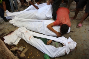 Más de 55 mártires en masacres contra solicitantes de ayuda en Gaza