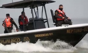 El Escuadrón Anfibio de la Secretaría de Seguridad de Jalisco.