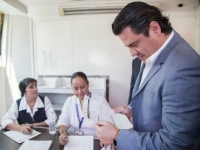 Aristóteles asistió al arranque de la reafiliación y afiliación al Seguro Popular en el Hospital General de Occidente.