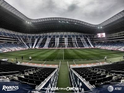 El estadio de Rayados de Monterrey será sede de partidos en el Mundial de 2026.