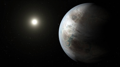 Concepción artística del planeta Kepler-452b