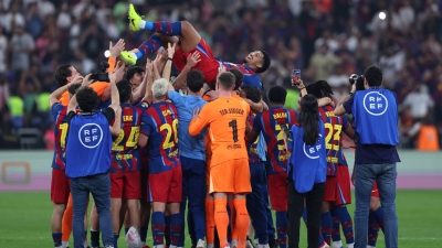 El F.C. Barcelona se corona campeón de la Supercopa de España