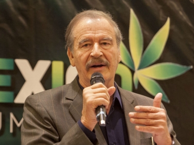 Vicente Foz durante conferencia para anunciar el Canna México World Summit.