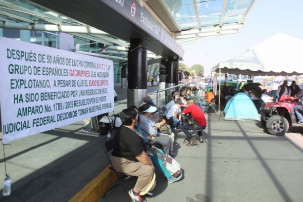 Ejidatarios de El Zapote reforzarán plantón en Aeropuerto (de Guadalajara)
