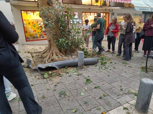 Reportan daños en escuela de Tel Aviv tras un ataque de Hamás