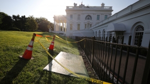 La entrada de la sala de reuniones en la Casa Blanca en Washington, EE. UU. el 23 de mayo de 2018.
