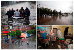 Afectaciones en la zona de Indios Verdes