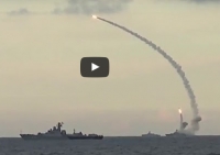 Video: Rusia lanza 18 misiles de crucero contra EI en Siria