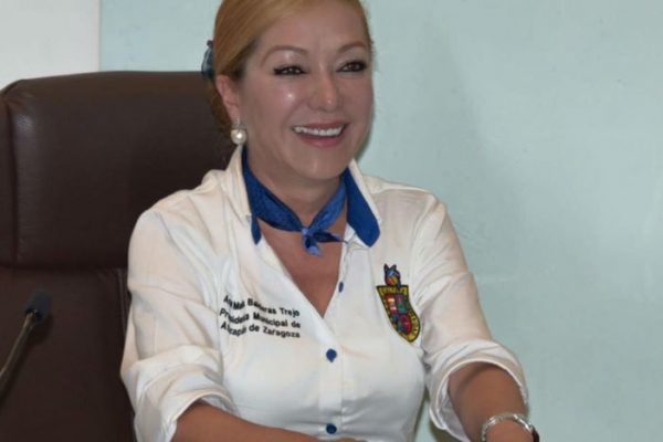 Ana Balderas, alcaldesa de Atizapán. 