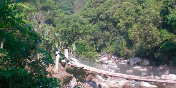 El puente colgante de Santiago Quetzalapa