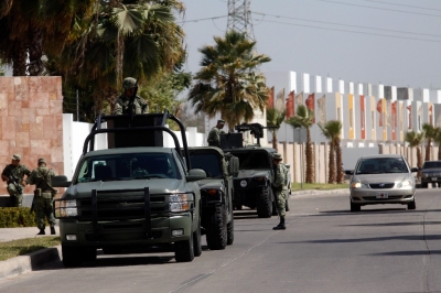 Operativo militar en Culiacán, en imagen de 2011