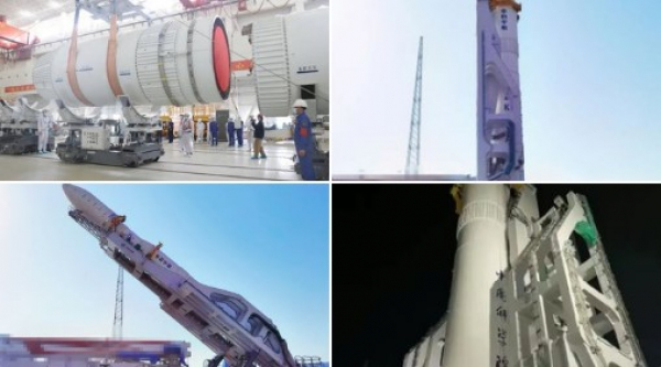 China lanza su cohete de combustible sólido más grande y poderoso