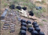 Además del campo de tiro, clonación de unidades oficiales, también se encontró equipo táctico, armas y municiones.