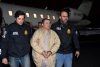 El Chapo a su llegada a Nueva York.