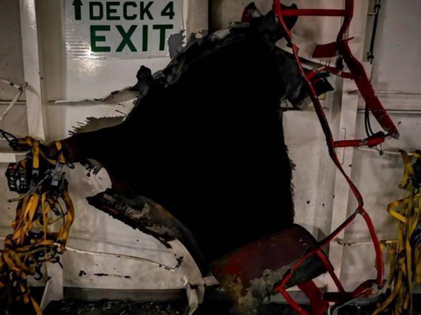 Cómo quedó abortada la misión del barco espía israelí Helios Ray