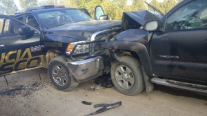 Encontronazo entre Fuerza Única y presuntos sicarios; mueren dos civiles y dos policías resultan lesionados