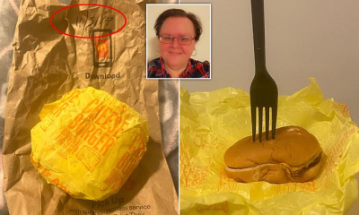 Una mujer se horroriza al desempaquetar una hamburguesa olvidada hace más de 4 años y decide dejar de comer comida rápida