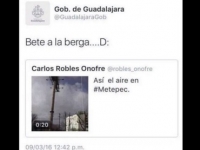 Imagen del mensaje que dio origen a la polémica, pese a ser borrado de la cuenta oficial del Ayuntamiento.