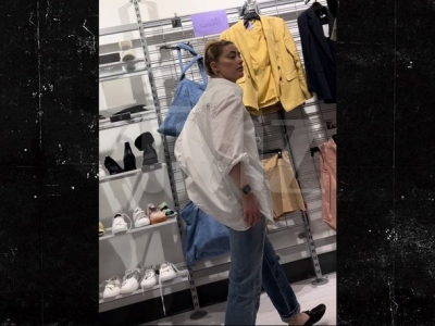 ¡Las penas con ofertas se curan! Captan a Amber Heard en tienda de rebajas