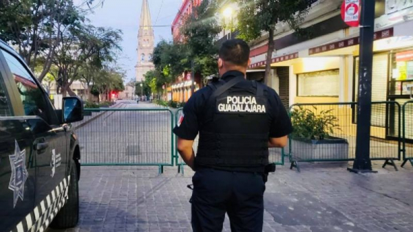 El agresor fue detenido por la Policía de Guadalajara.