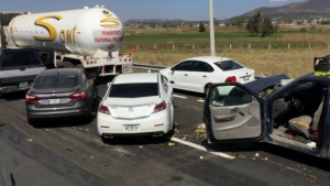 Oficial: 6 muertos y 25 heridos por megacarambola en Circuito Mexiquense