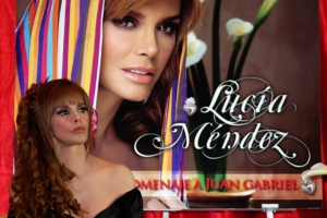 La actriz Lucía Méndez.