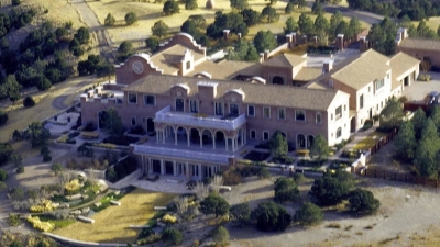 El antiguo rancho de Jeffrey Epstein en el sur de Santa Fe, Nuevo México, EE.UU.