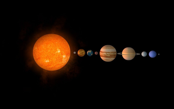 Los planetas del Sistema Solar. 