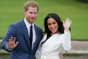 Príncipe Harry y Meghan Markle.
