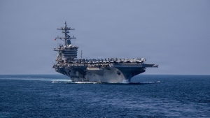 El portaviones estadounidense USS Abraham Lincoln.
