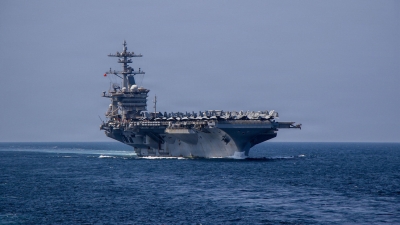 El portaviones estadounidense USS Abraham Lincoln.