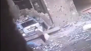 Misil israelí impacta contra una niña que llevaba agua en Gaza