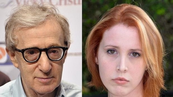 Woody Allen y su hija Dylan Farrow 