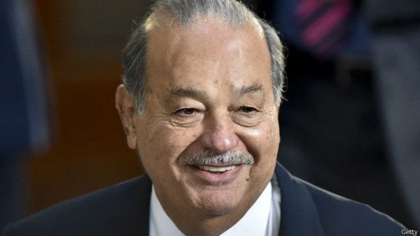Carlos Slim no está preocupado por las dificultades de sus negocios.