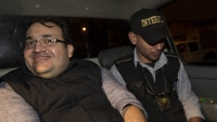 Javier Duarte, en el momento de su detención