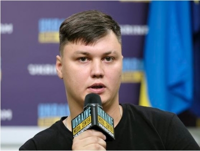 Maxim Kuzminov, durante una rueda de prensa en Ucrania