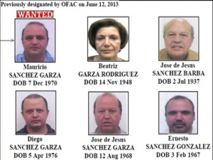 Departamento del tesoro. Sánchez Garza fue identificado en EU como parte de una red de lavado de dinero.