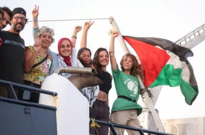 "Estamos entrando en una zona de riesgo": las imágenes de la flotilla internacional con ayuda humanitaria para Gaza que se acerca a aguas controladas por Israel