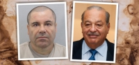 Joaquín "El Chapo" Guzmán Loera y Carlos Slim.