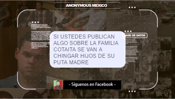 Presuntos violadores de Veracruz amenazan a miembros de Anonymous