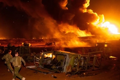 Irán lanzó un ataque con misiles contra una instalación militar alemana en Jordania.