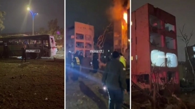 Ruinas, incendios y decenas de heridos en el sur de Israel tras un ataque de Irán