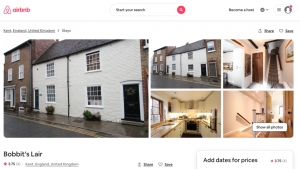 Captura de pantalla del anuncio de Airbnb que fue suspendido por publicar una lista de reglas que prohibía huéspedes que pesen más de 100 kilos.