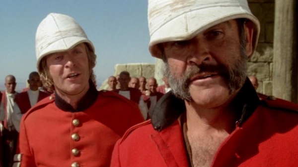 Michael Caine y Sean Connery en «El hombre que pudo reinar»