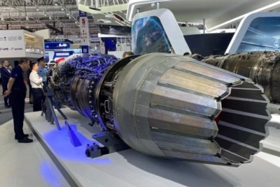 China intentó, sin éxito, copiar los motores AL-41F1S del Su-35 ruso.